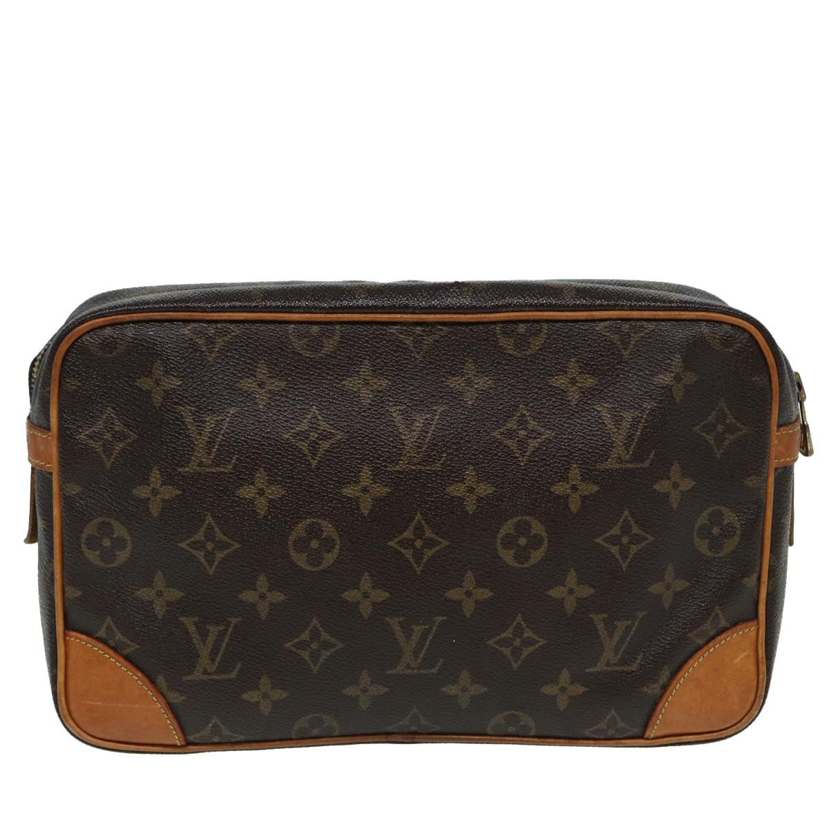 LOUIS VUITTON Monogram Compiegne 28 Clutch Bag M51845 LV Auth 84853 - 0