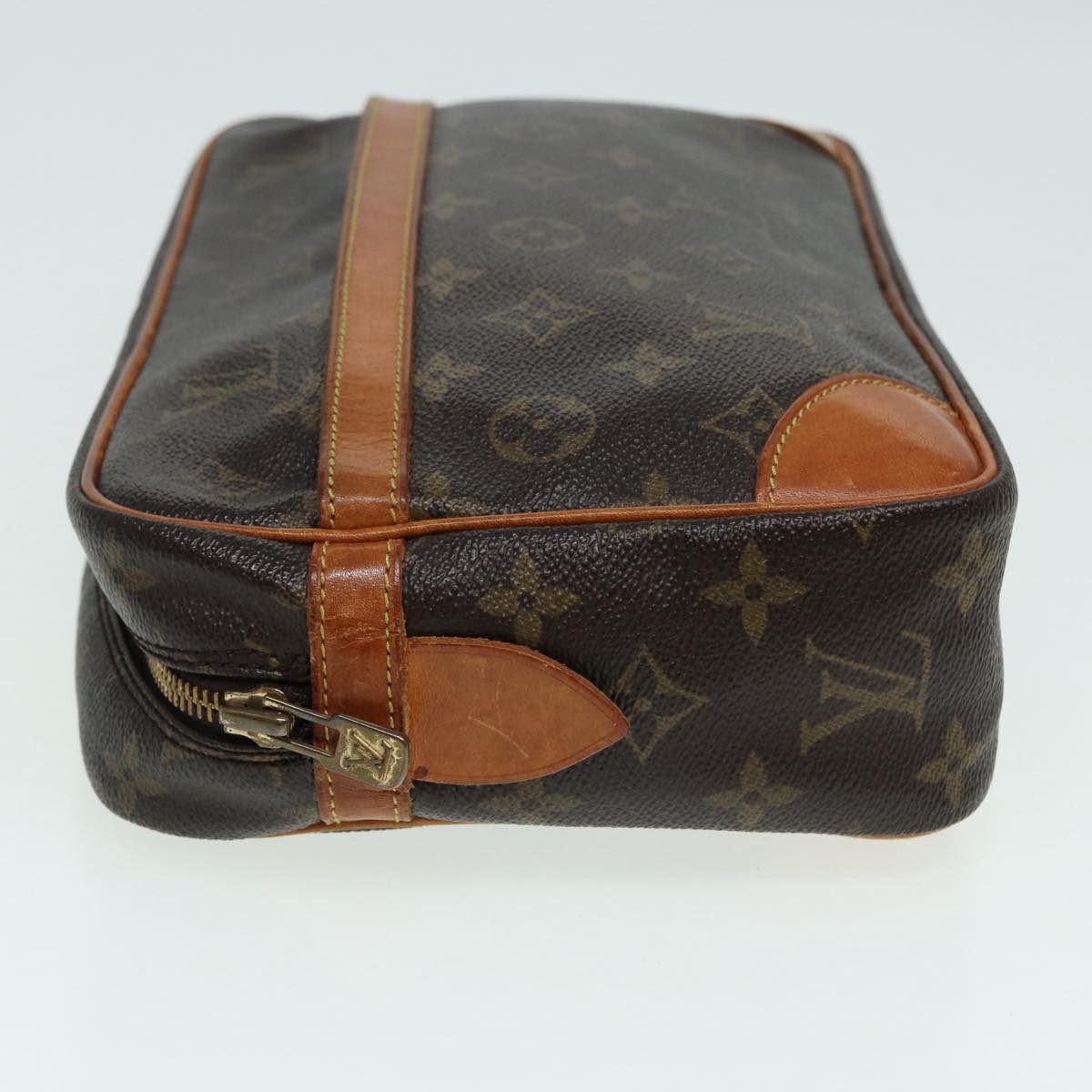 LOUIS VUITTON Monogram Compiegne 28 Clutch Bag M51845 LV Auth 84853