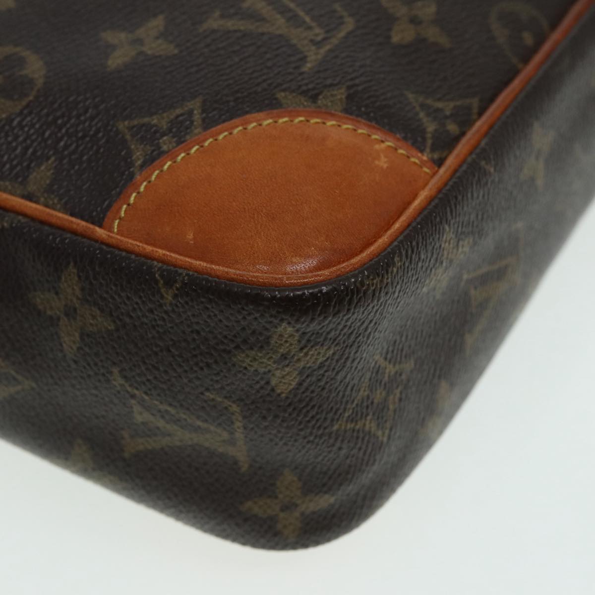 LOUIS VUITTON Monogram Compiegne 28 Clutch Bag M51845 LV Auth 84853