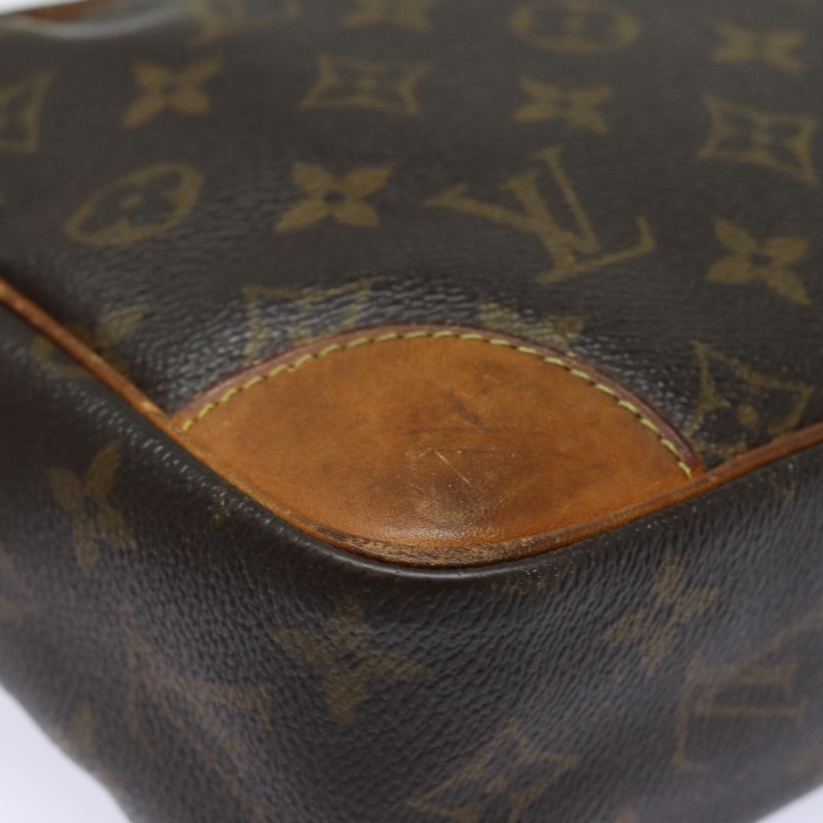 LOUIS VUITTON Monogram Compiegne 28 Clutch Bag M51845 LV Auth 84854