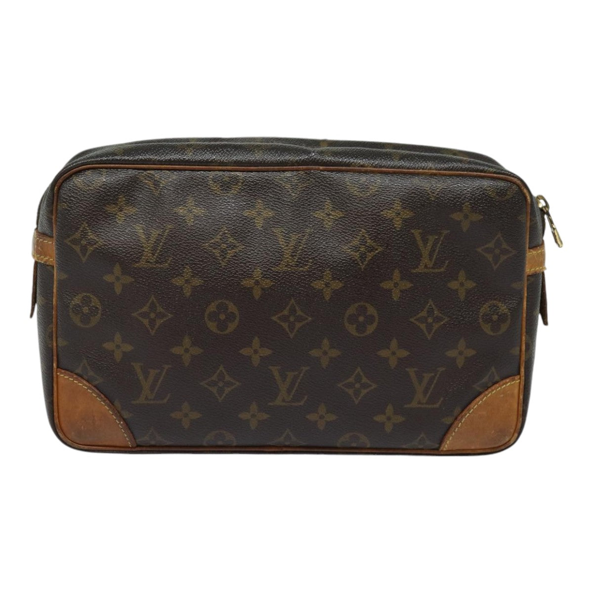 LOUIS VUITTON Monogram Compiegne 28 Clutch Bag M51845 LV Auth 84854 - 0