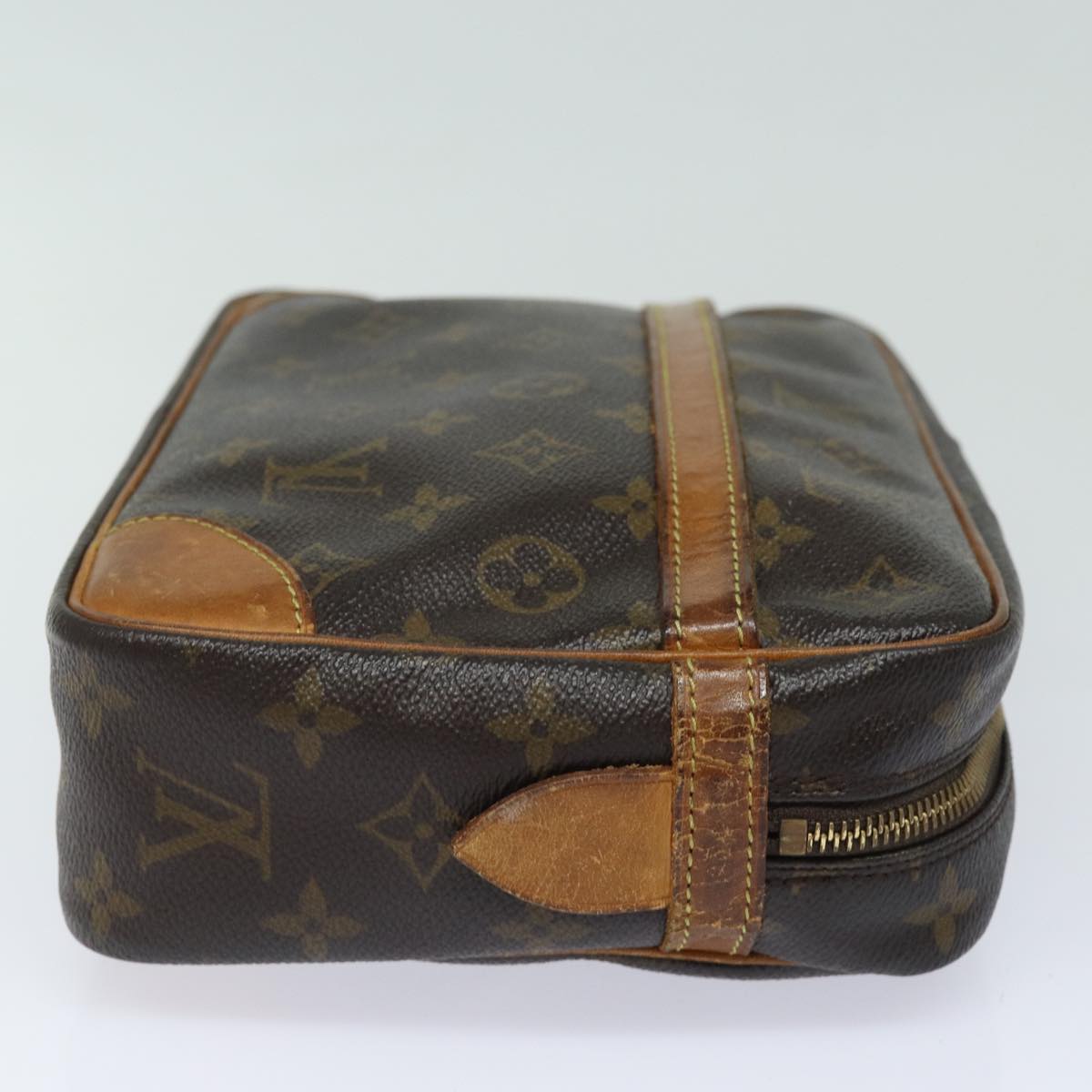 LOUIS VUITTON Monogram Compiegne 28 Clutch Bag M51845 LV Auth 84854