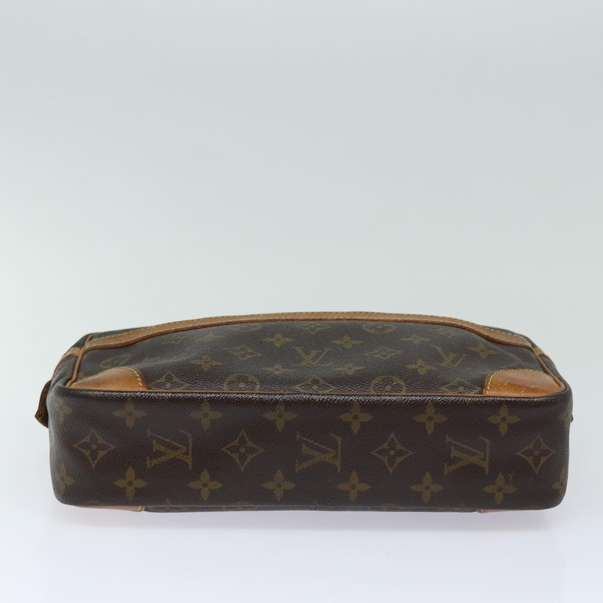 LOUIS VUITTON Monogram Compiegne 28 Clutch Bag M51845 LV Auth 84854