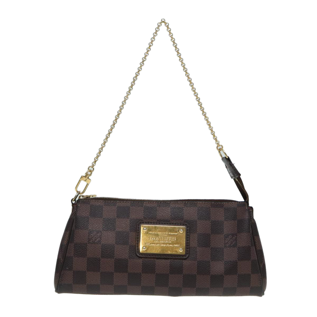 LOUIS VUITTON Damier Ebene Eva Shoulder Bag 2way N55213 LV Auth 84860 - 0