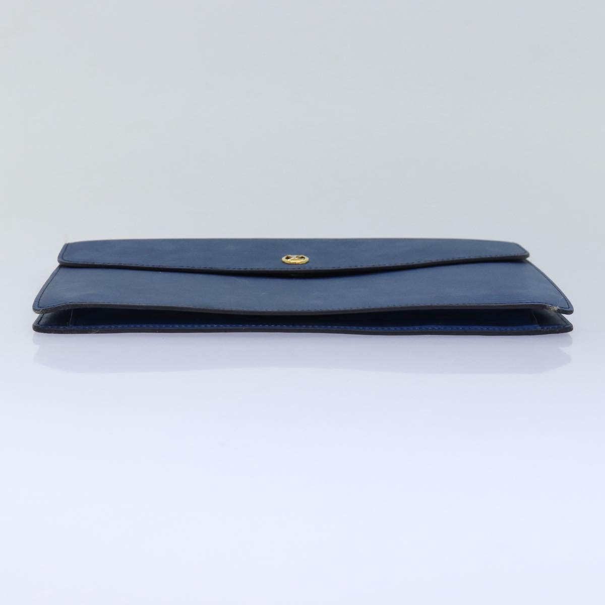 LOUIS VUITTON Epi Montaigne 27 Clutch Bag Blue M52655 LV Auth 84861