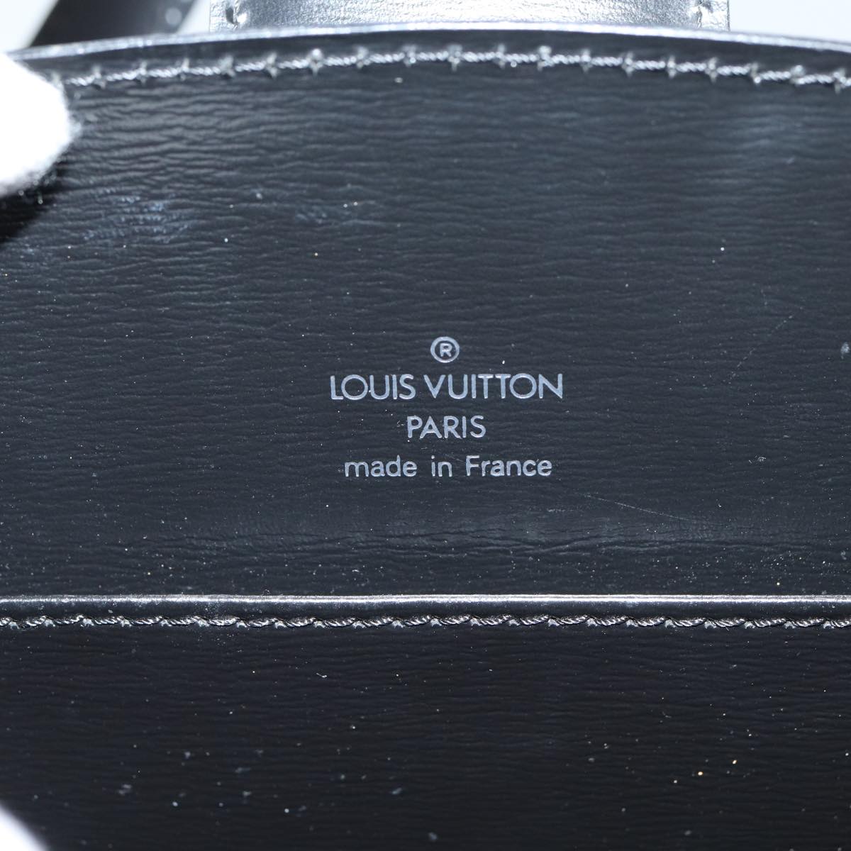 LOUIS VUITTON Epi Capuchin Shoulder Bag Black M52342 LV Auth 84863