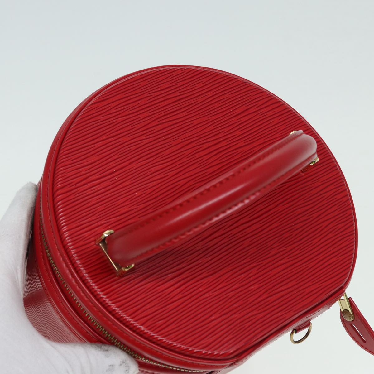 LOUIS VUITTON Epi Cannes Hand Bag Red M48037 LV Auth 84866