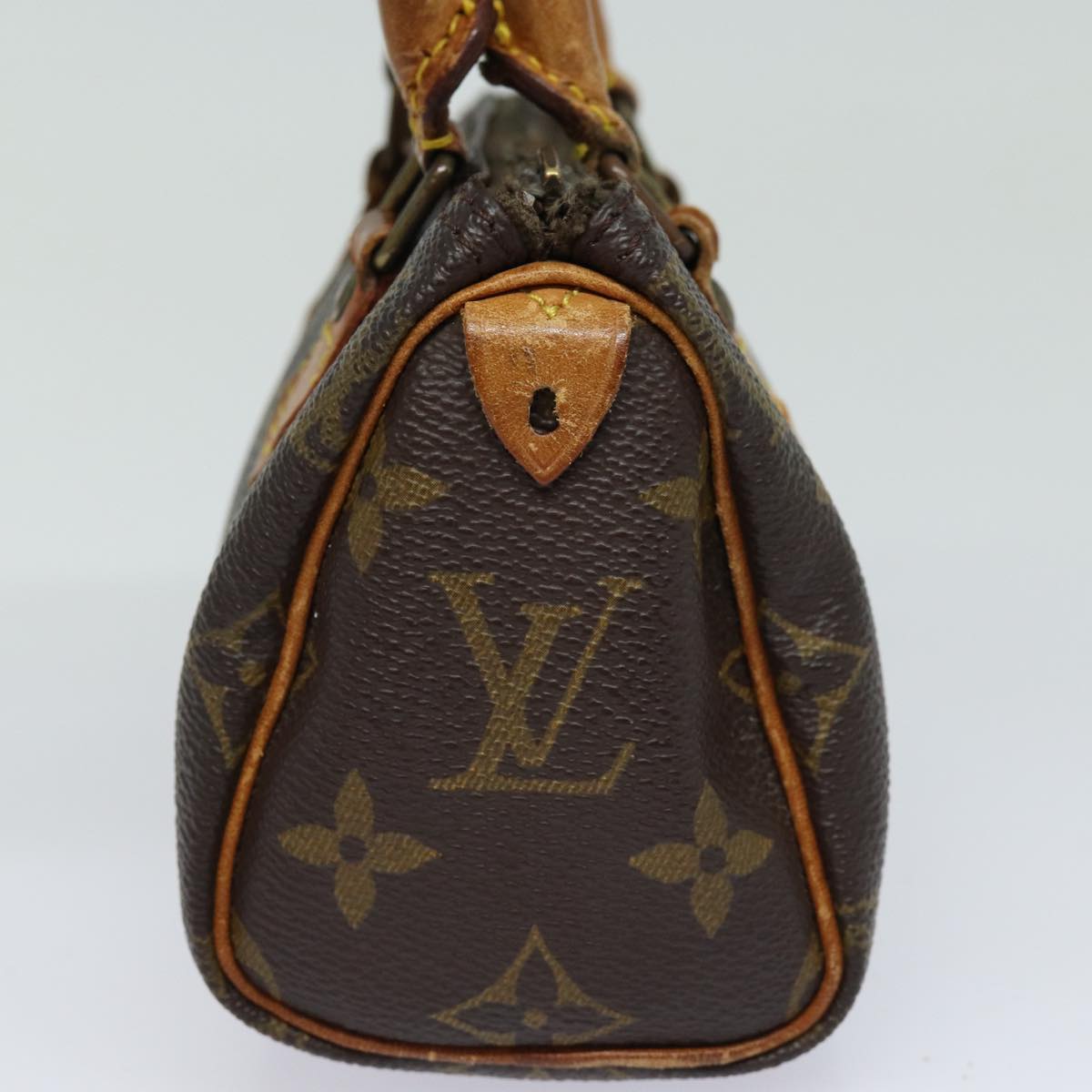 LOUIS VUITTON Monogram Mini Speedy Hand Bag M41534 LV Auth 84874