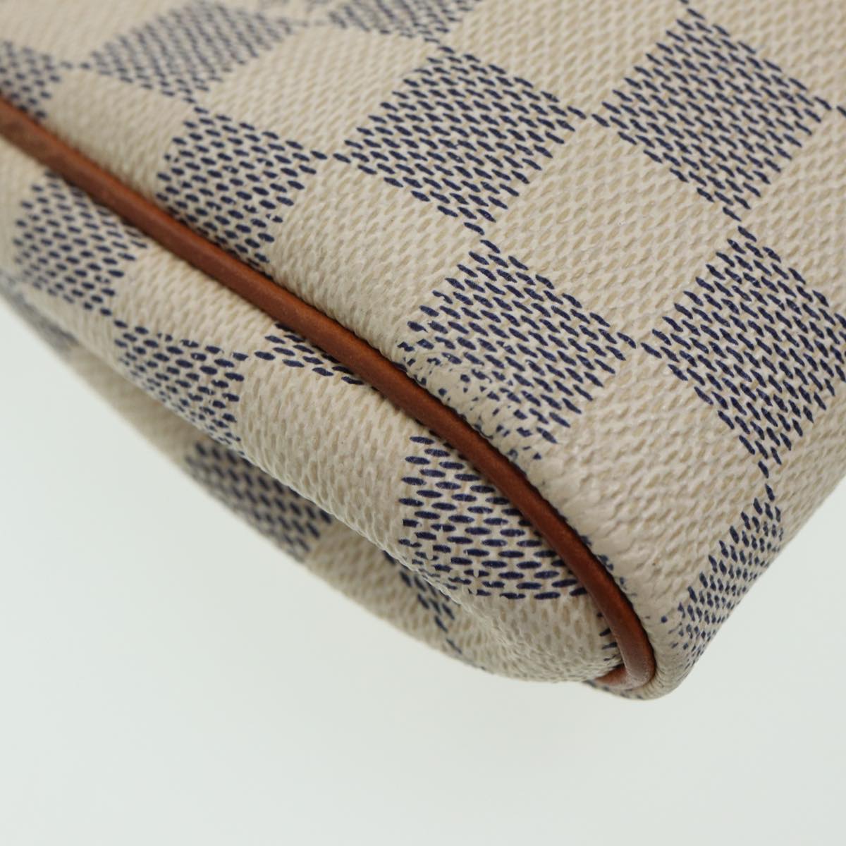 LOUIS VUITTON Damier Azur Eva Shoulder Bag 2way N55214 LV Auth 84875