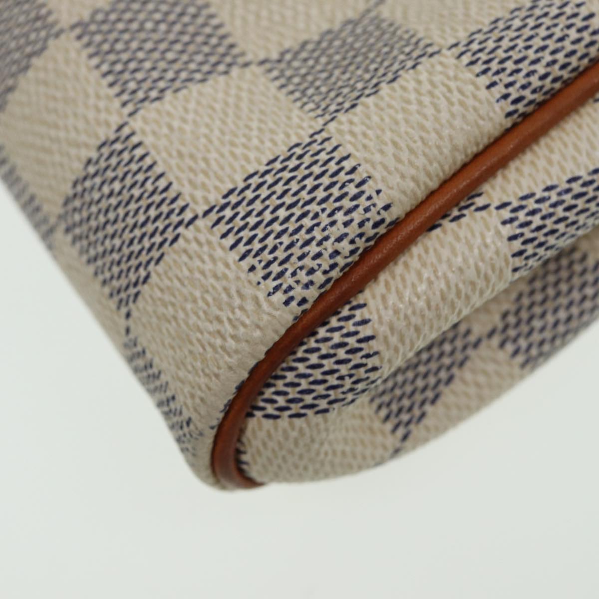 LOUIS VUITTON Damier Azur Eva Shoulder Bag 2way N55214 LV Auth 84875