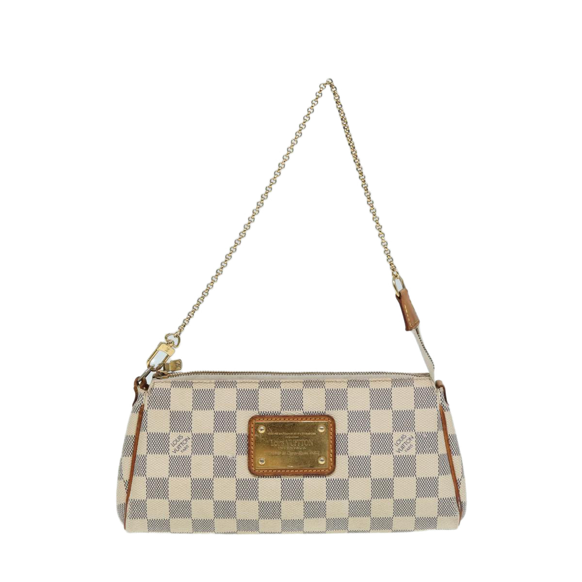 LOUIS VUITTON Damier Azur Eva Shoulder Bag 2way N55214 LV Auth 84875 - 0