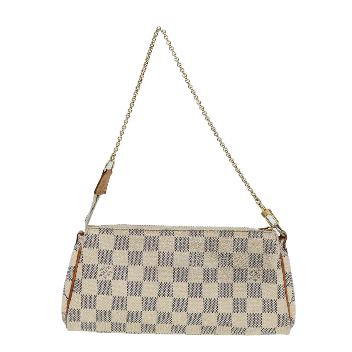 LOUIS VUITTON Damier Azur Eva Shoulder Bag 2way N55214 LV Auth 84875