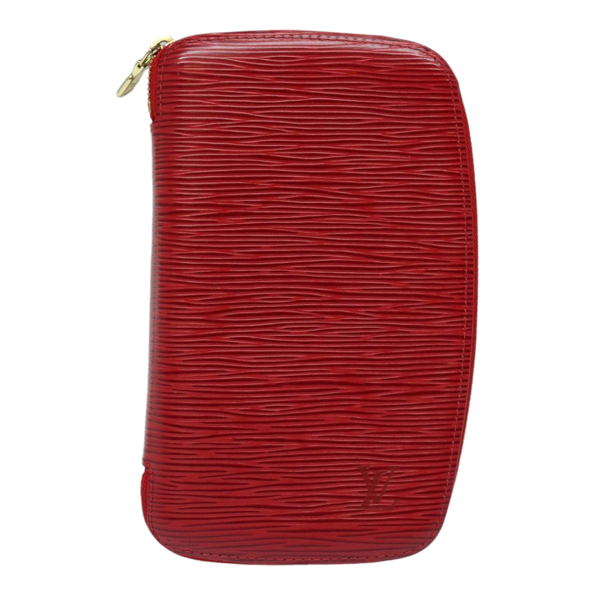 LOUIS VUITTON Epi Agenda Geod Wallet Red M63877 LV Auth 84881