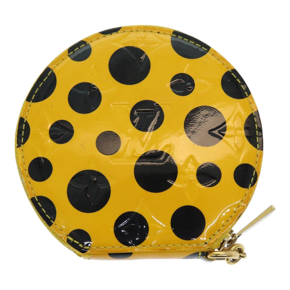 LOUIS VUITTON Vernis Yayoi Kusama Porte Monnaie Chapo Purse M91569 LV Auth 84884 - 0