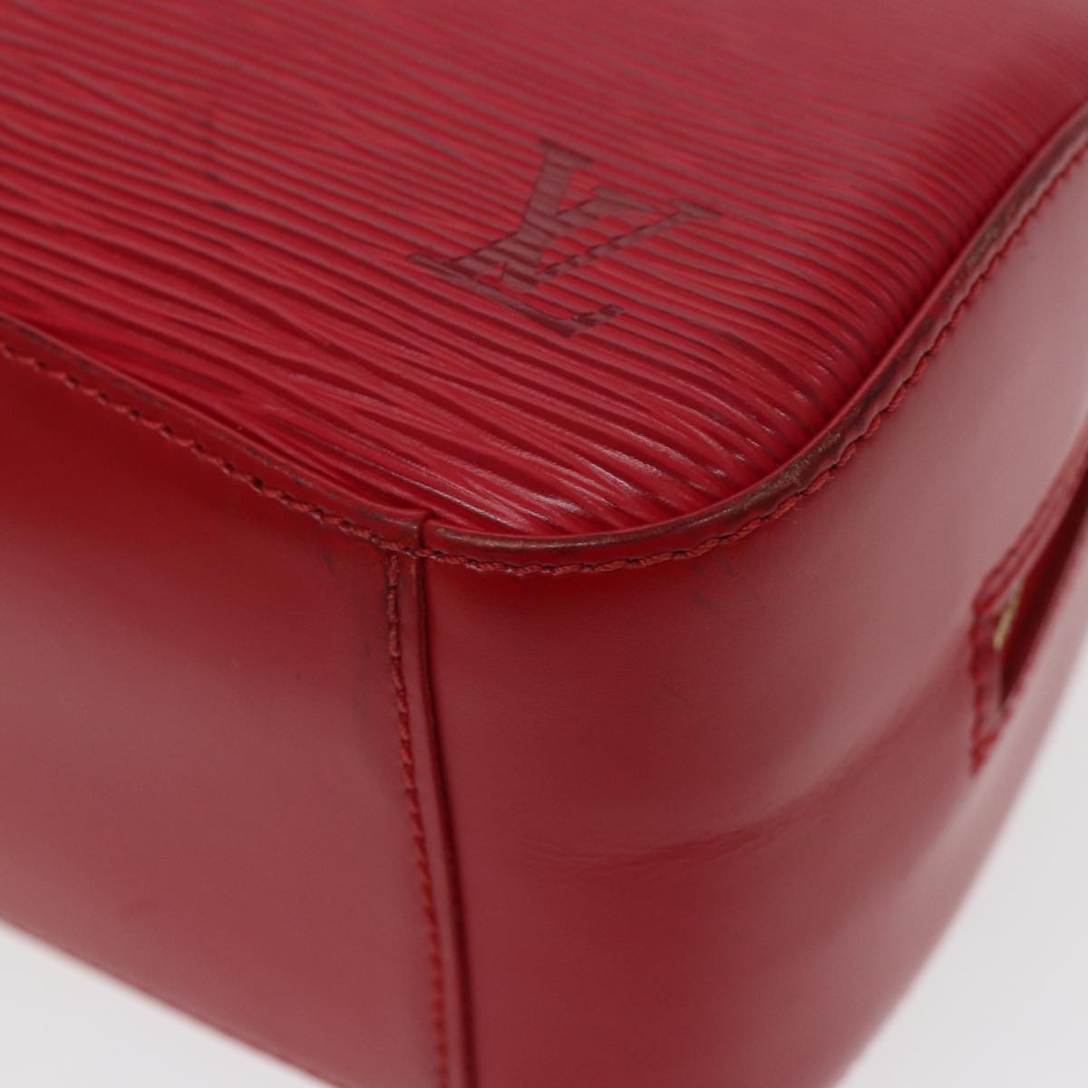 LOUIS VUITTON Epi jasmine Hand Bag Red M52087 LV Auth 84895