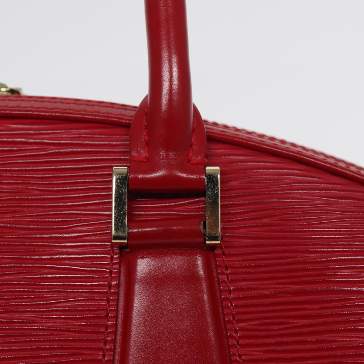 LOUIS VUITTON Epi jasmine Hand Bag Red M52087 LV Auth 84895