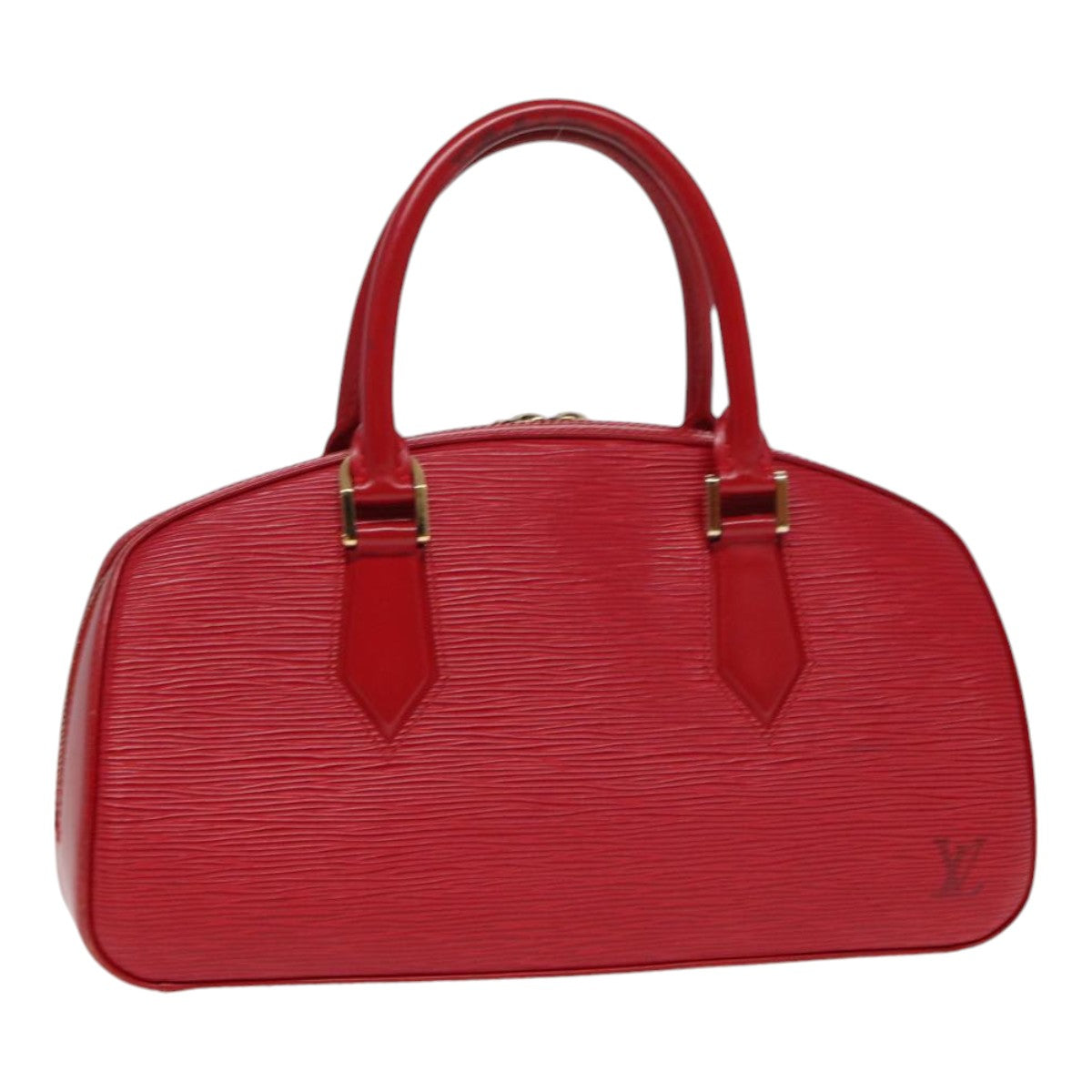 LOUIS VUITTON Epi jasmine Hand Bag Red M52087 LV Auth 84895