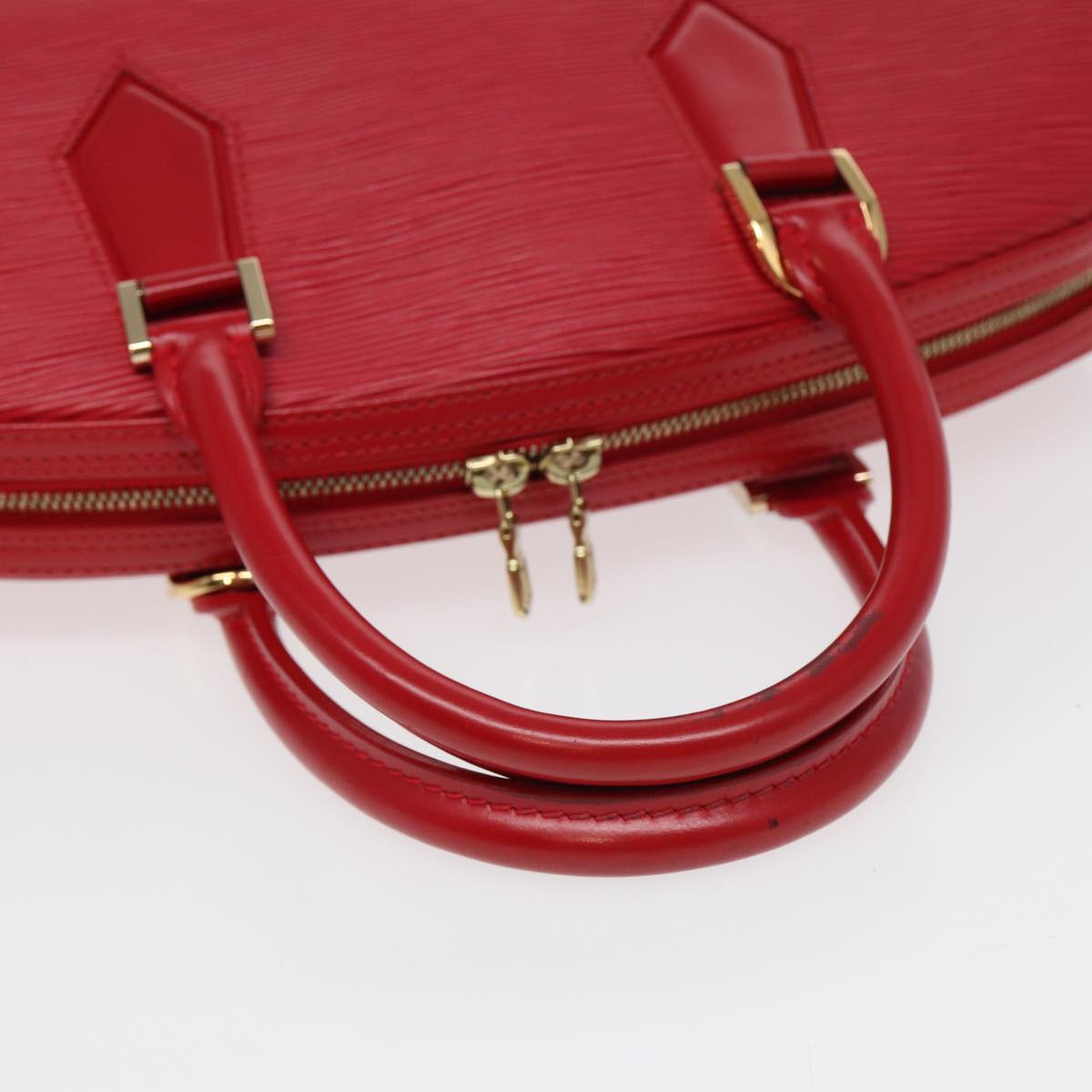 LOUIS VUITTON Epi jasmine Hand Bag Red M52087 LV Auth 84895