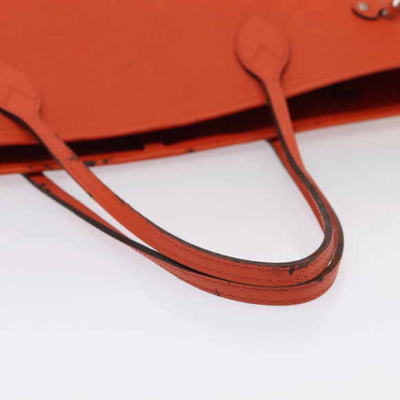 LOUIS VUITTON Epi Neverfull MM Tote Bag Orange Pimon M40884 LV Auth 84897