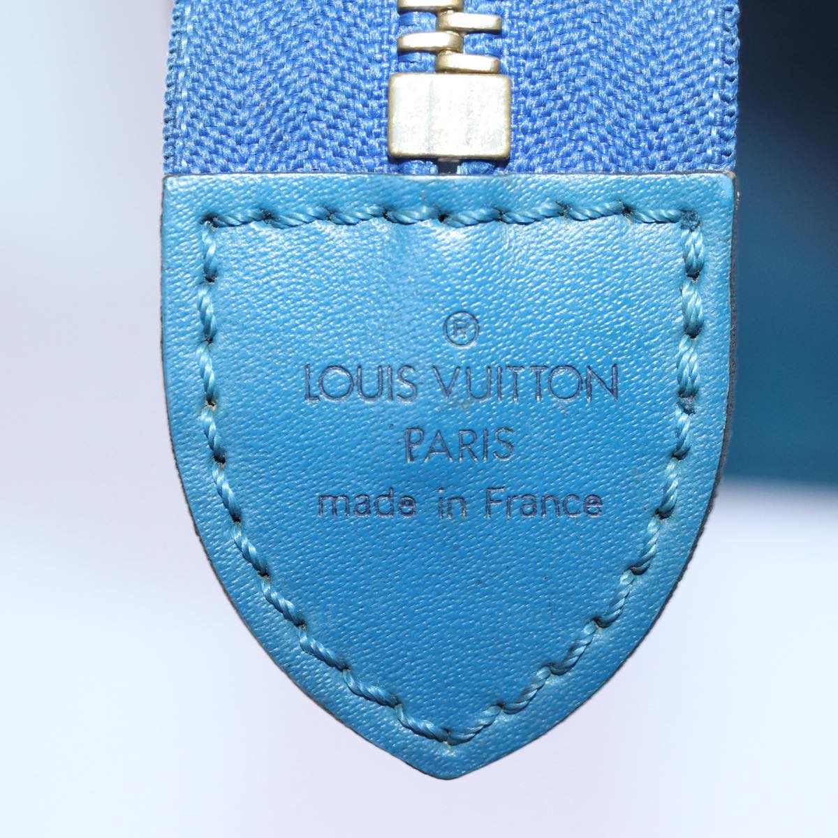 LOUIS VUITTON Epi Riviera Hand Bag Blue M48185 LV Auth 84902