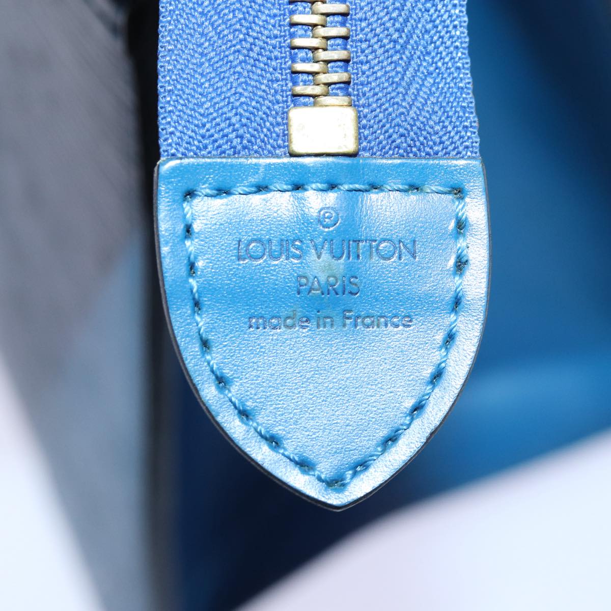 LOUIS VUITTON Epi Riviera Hand Bag Blue M48185 LV Auth 84904