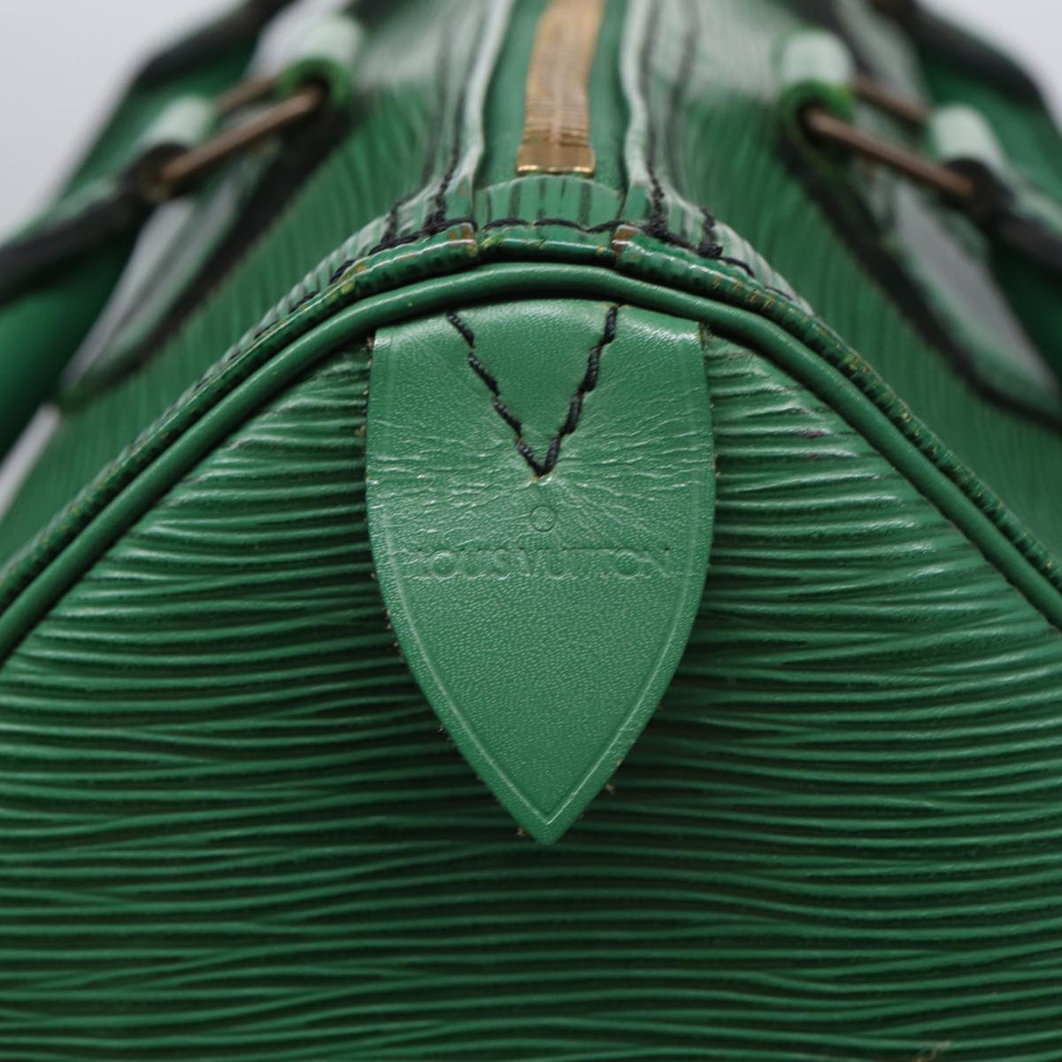 LOUIS VUITTON Epi Speedy 25 Hand Bag Borneo Green M43014 LV Auth 84907