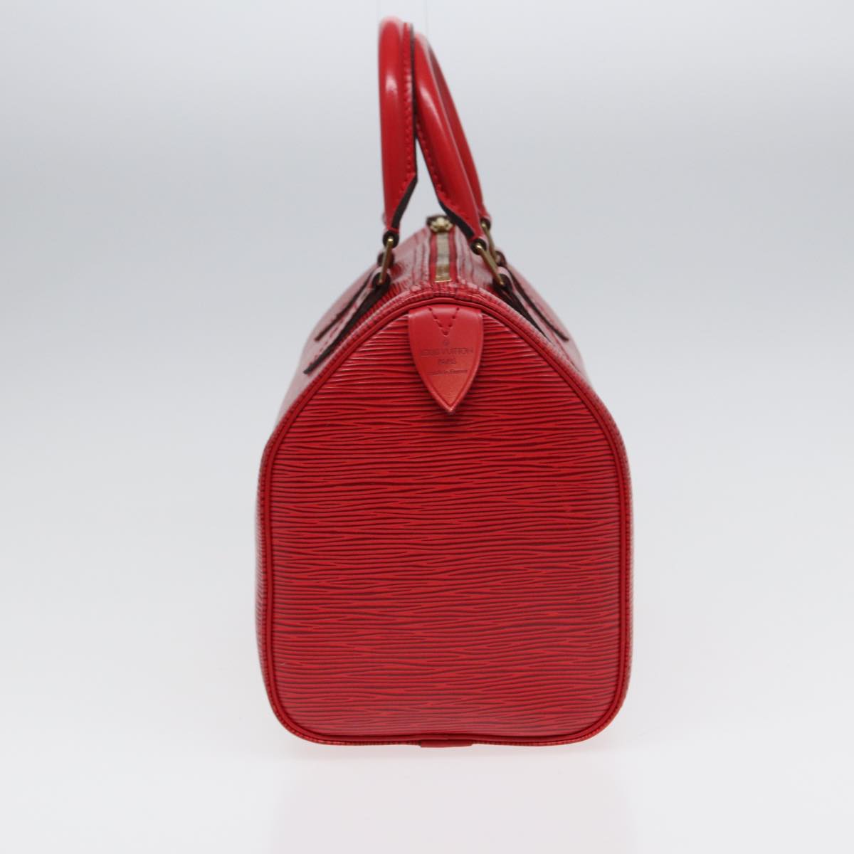 LOUIS VUITTON Epi Speedy 25 Hand Bag Castilian Red M43017 LV Auth 84908