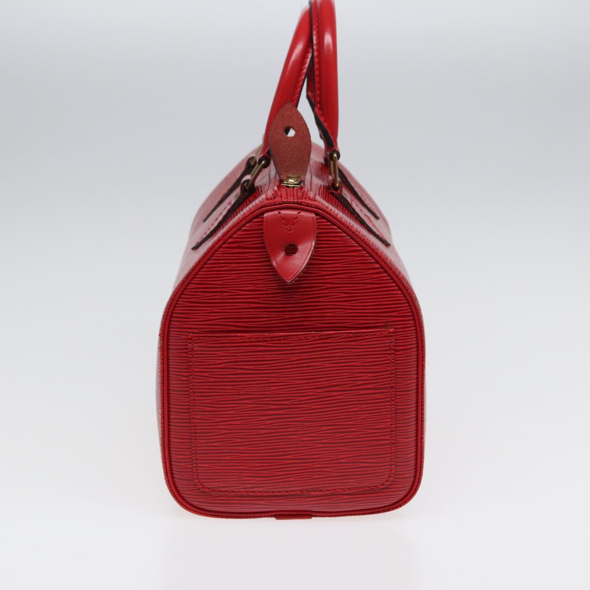 LOUIS VUITTON Epi Speedy 25 Hand Bag Castilian Red M43017 LV Auth 84908