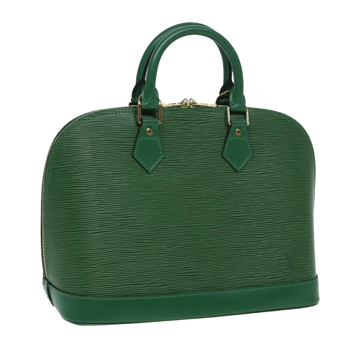 LOUIS VUITTON Epi Alma Hand Bag Borneo Green M52144 LV Auth 84910