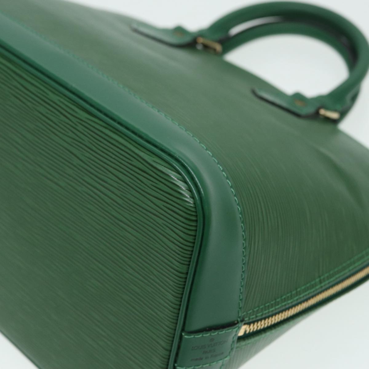 LOUIS VUITTON Epi Alma Hand Bag Borneo Green M52144 LV Auth 84910