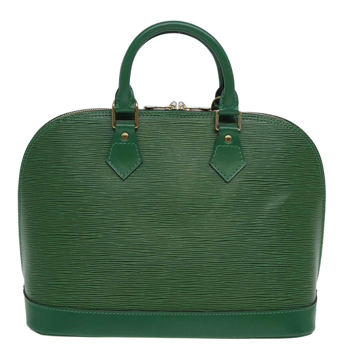 LOUIS VUITTON Epi Alma Hand Bag Borneo Green M52144 LV Auth 84910