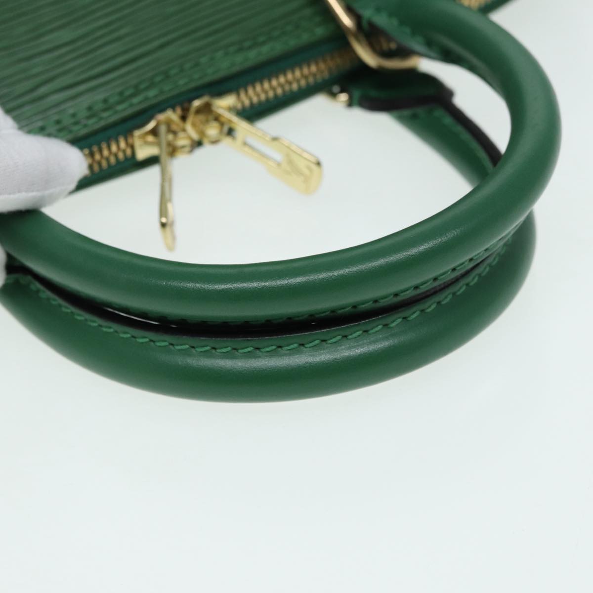 LOUIS VUITTON Epi Alma Hand Bag Borneo Green M52144 LV Auth 84910