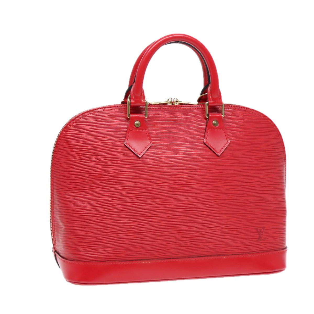 LOUIS VUITTON Epi Alma Hand Bag Castilian Red M52147 LV Auth 84911