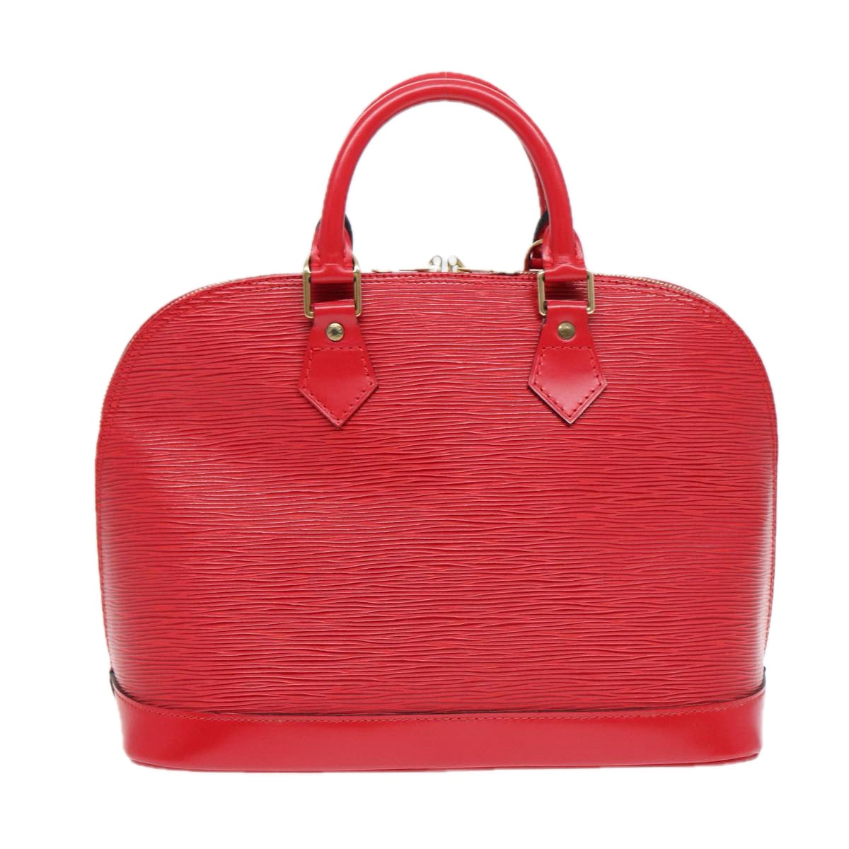 LOUIS VUITTON Epi Alma Hand Bag Castilian Red M52147 LV Auth 84911