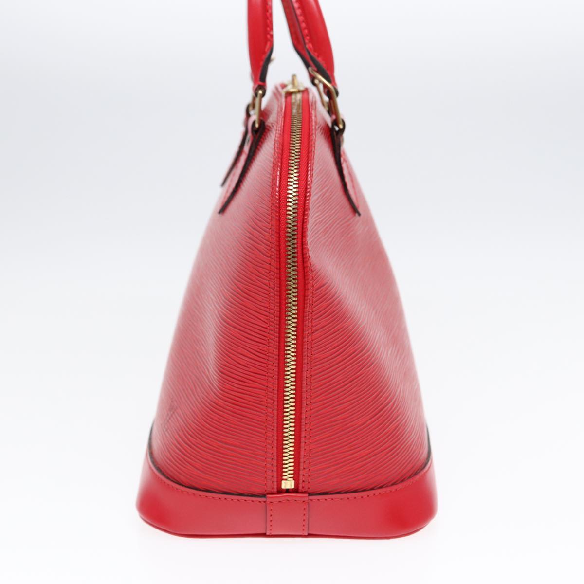 LOUIS VUITTON Epi Alma Hand Bag Castilian Red M52147 LV Auth 84911