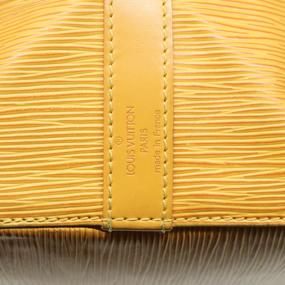 LOUIS VUITTON Epi Petit Noe Shoulder Bag Yellow M44102 LV Auth 84918