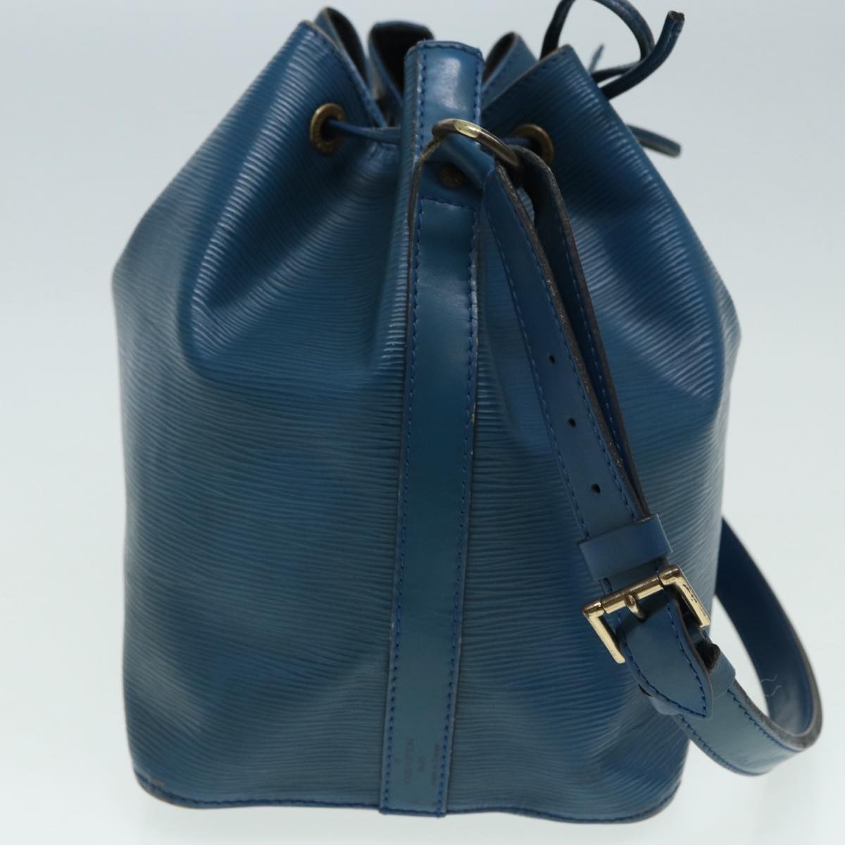 LOUIS VUITTON Epi Petit Noe Shoulder Bag Blue M44105 LV Auth 84919