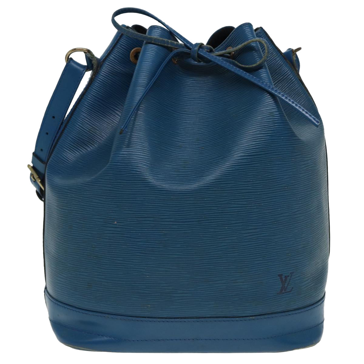 LOUIS VUITTON Epi Noe Shoulder Bag Toledo Blue M44005 LV Auth 84920