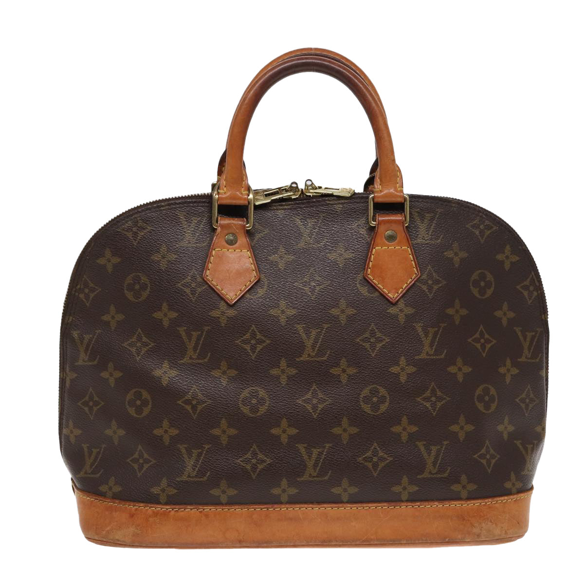 LOUIS VUITTON Monogram Alma Hand Bag M51130 LV Auth 84922