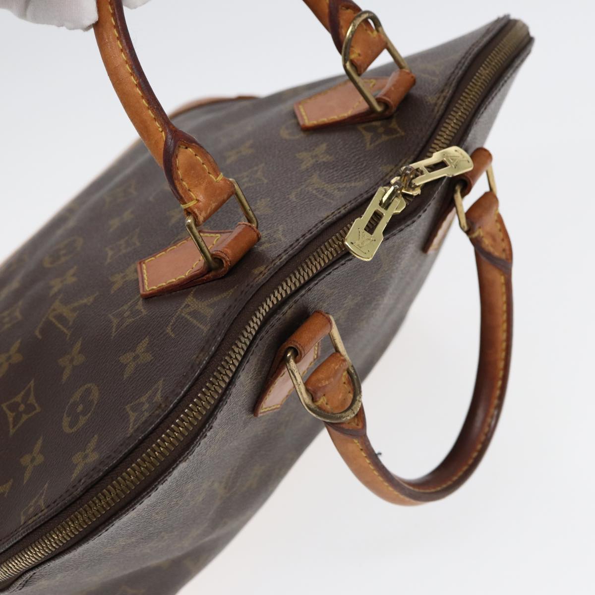 LOUIS VUITTON Monogram Alma Hand Bag M51130 LV Auth 84922