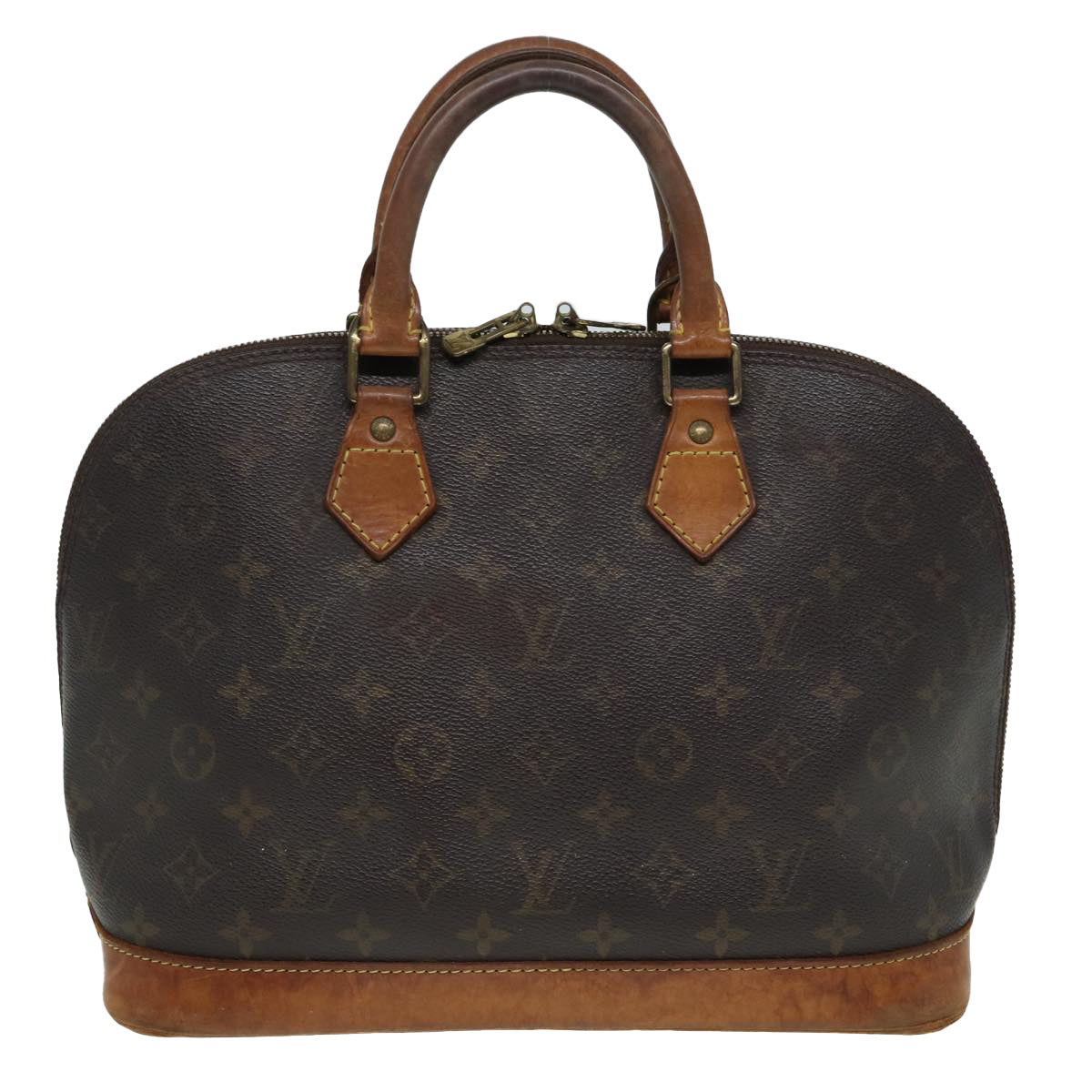 LOUIS VUITTON Monogram Alma Hand Bag M51130 LV Auth 84923