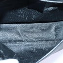 CELINE Macadam Canvas Shoulder Bag PVC Leather Black Auth 84935-10