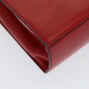 CELINE Shoulder Bag Leather Red Auth 84936-16