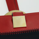CELINE Shoulder Bag Leather Red Auth 84936-10