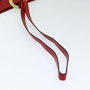 CELINE Shoulder Bag Leather Red Auth 84936-7