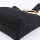 CELINE Pouch Nylon Black Auth 84937-9
