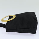 CELINE Pouch Nylon Black Auth 84937-3
