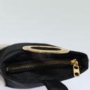 CELINE Pouch Nylon Black Auth 84937-6