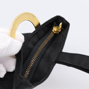 CELINE Pouch Nylon Black Auth 84937-8