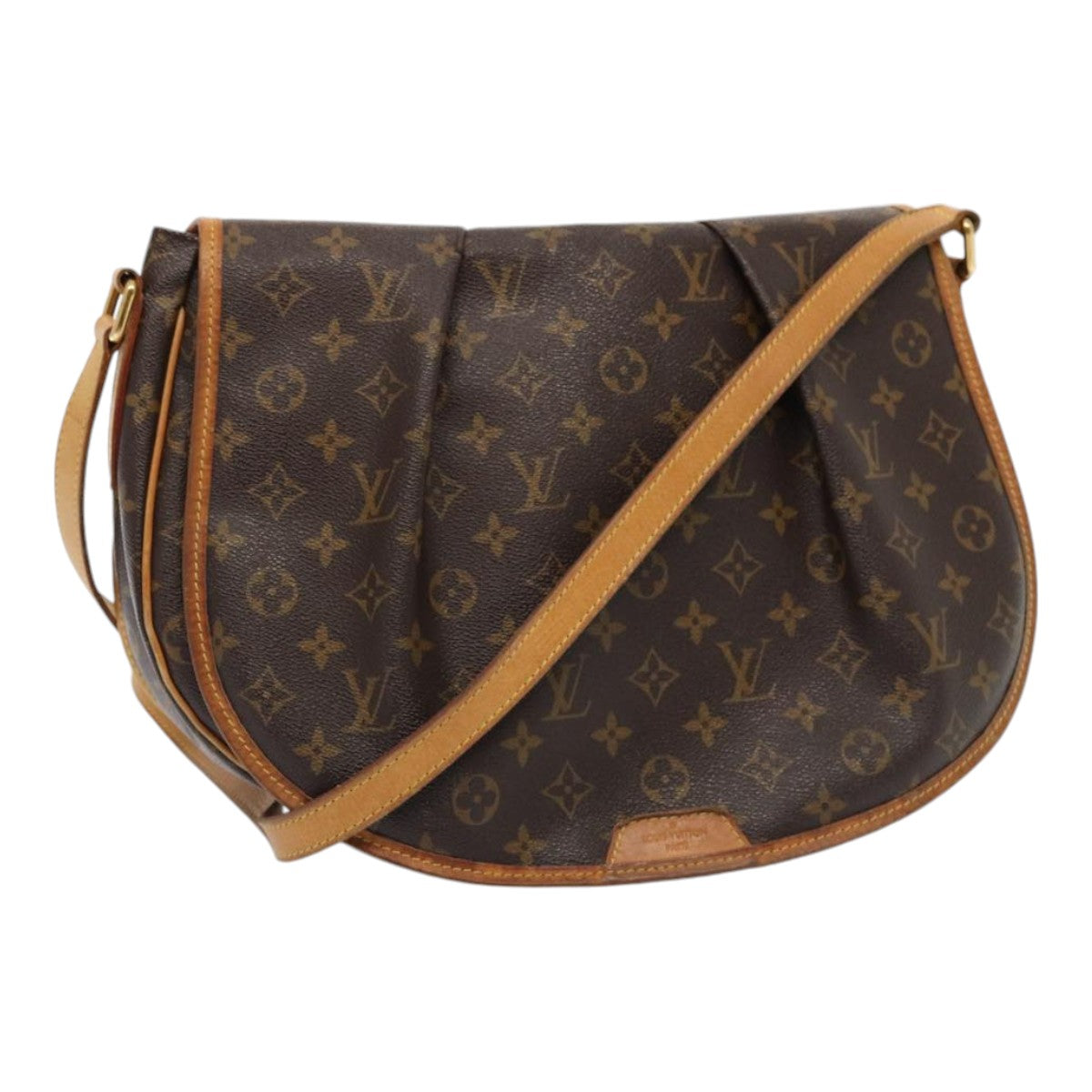 LOUIS VUITTON Monogram Menilmontant MM Shoulder Bag M40473 LV Auth 84949